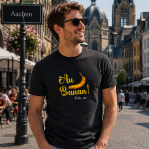 Herren T-Shirt „Au Banan!