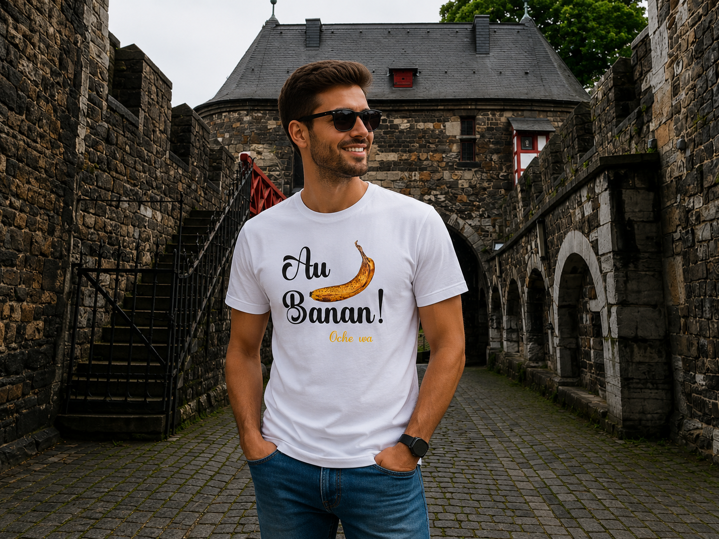 Herren T-Shirt „Au Banan! – Bild 3