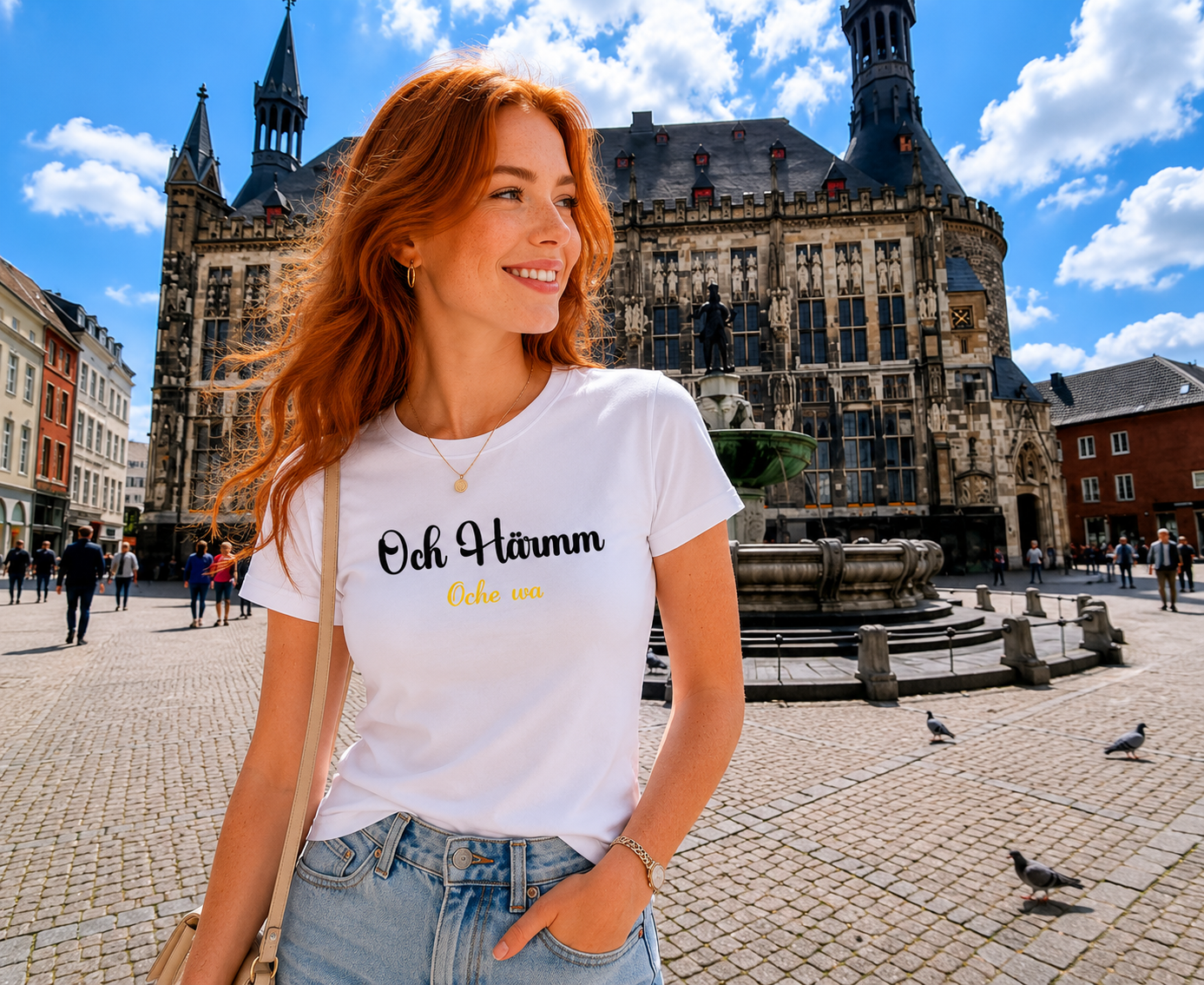 Damen T-Shirt „Och Härmm“ – Bild 3
