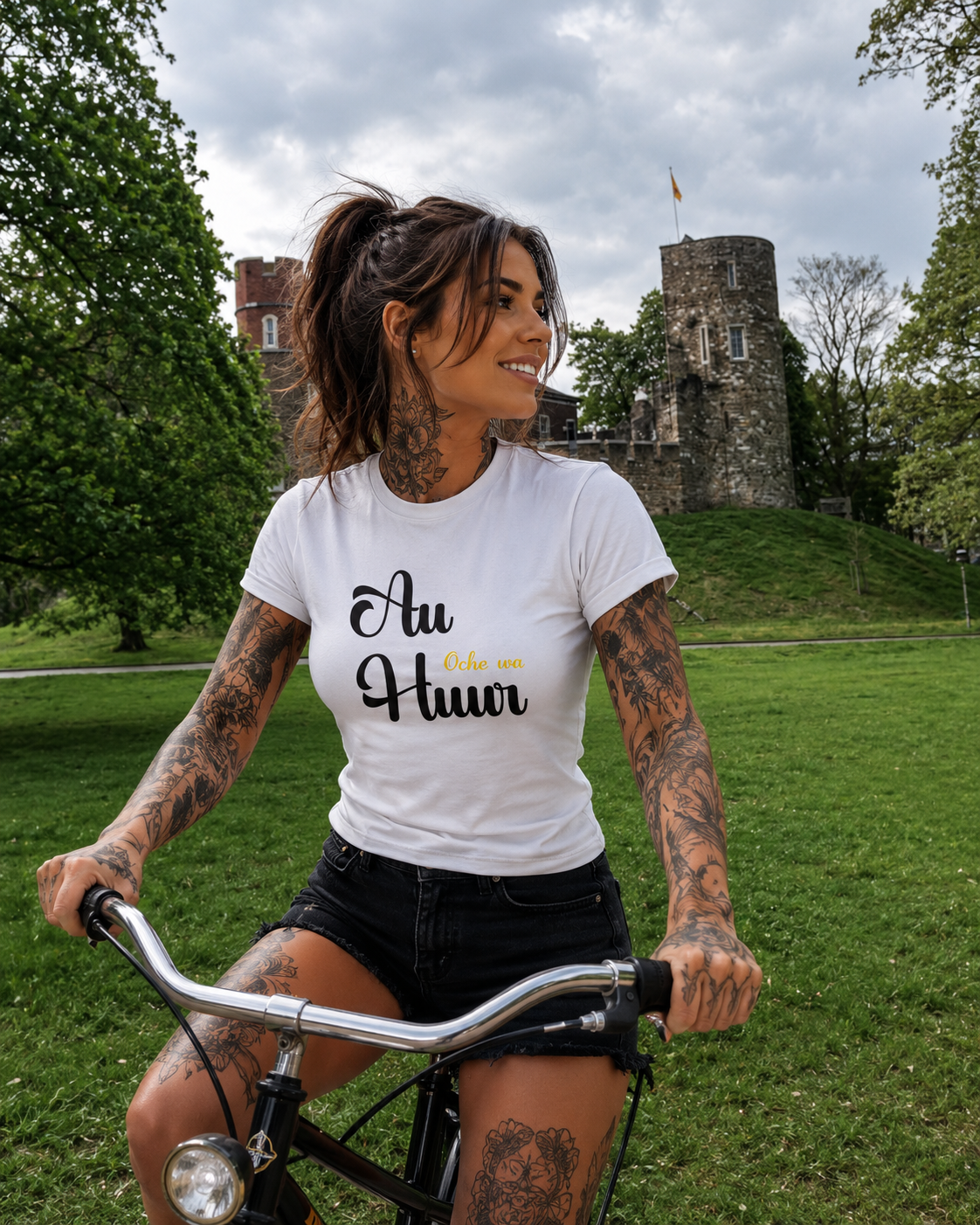 Damen T-Shirt „Au Huur“ – Bild 3